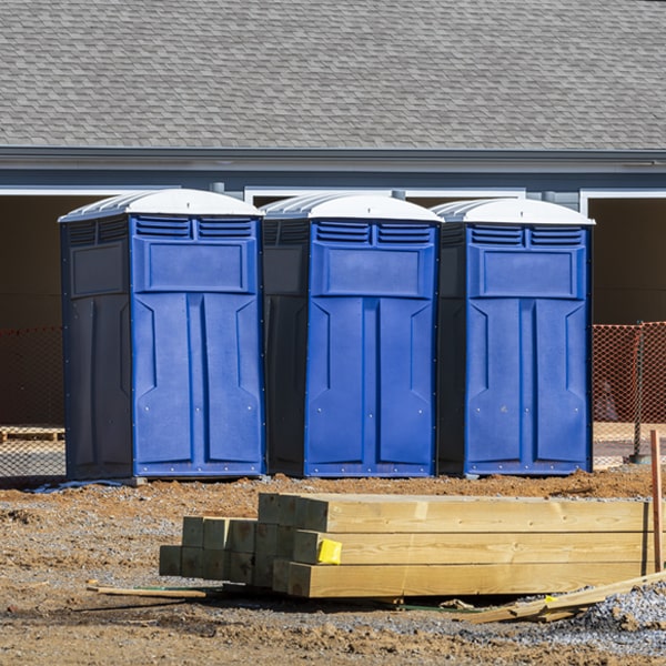 what is the expected delivery and pickup timeframe for the porta potties in Kure Beach